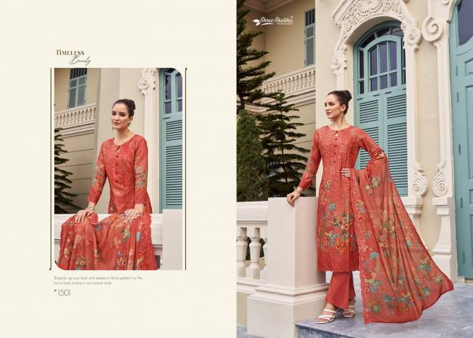 Shree Shalika Vol 105 Embroidery Printed Cotton Salwar Suits Wholesale Online
